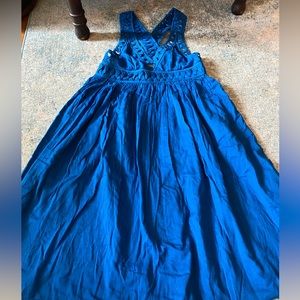 Vibrant blue French connection dress. Size 4. Fully lined. Love this dress!
